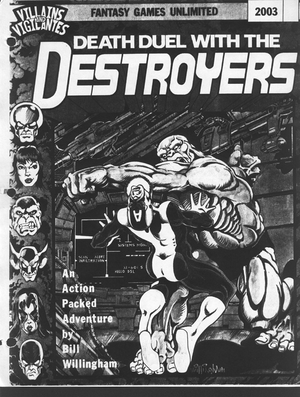Cover image of Death Duel with the Destroyers adveture book by FGU