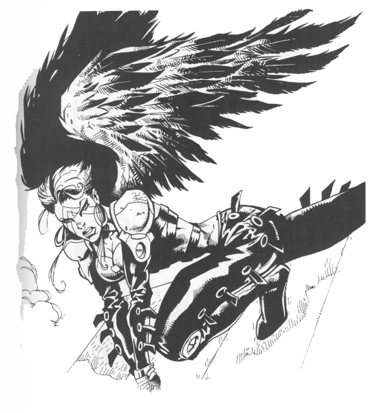 Winged angel copyright Palladium Books